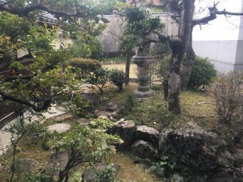 季節感のある和風庭園